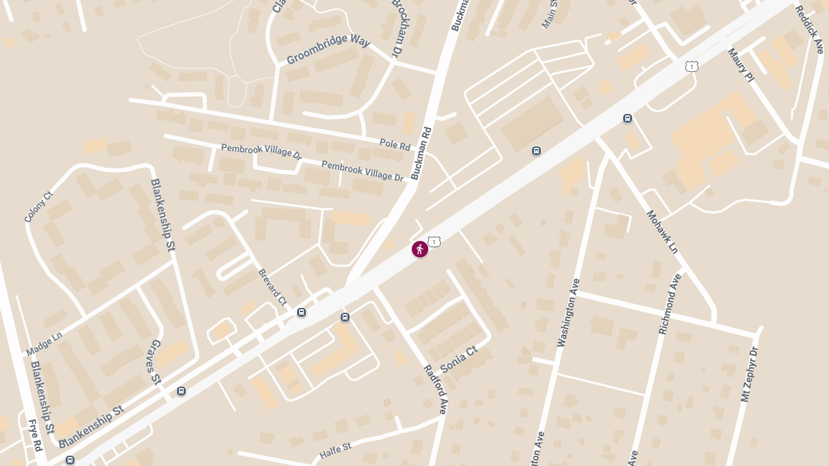 Pedestrian Suffers Life-Threatening Injuries in Crash on Richmond Hwy