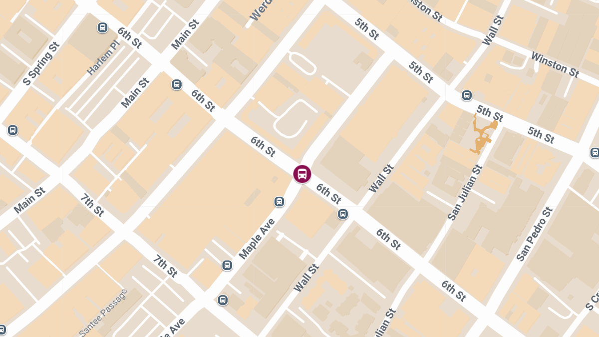 Person Injured in Bus Crash at E 6th St & Maple Ave