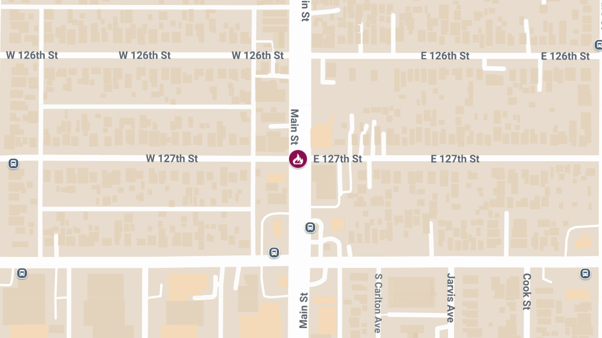 Person Injured in RV Fire at S Main St & E 127th St