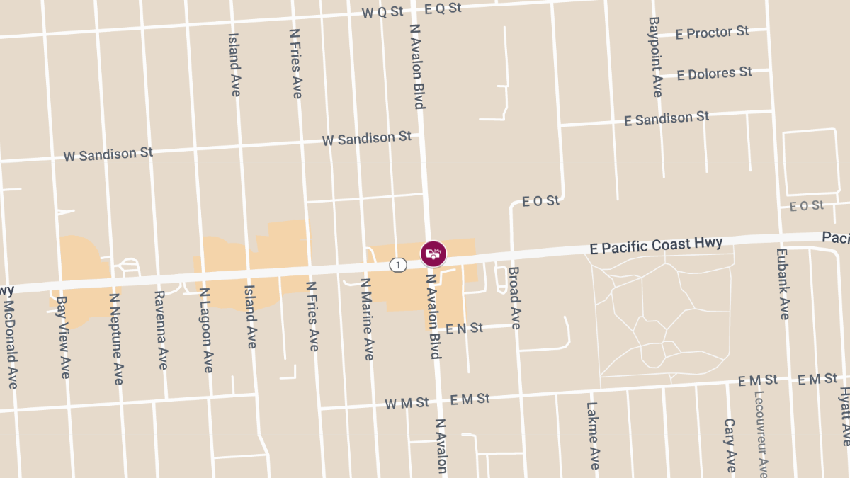 Person Injured in Vehicle Crash at 1300 N Avalon Blvd