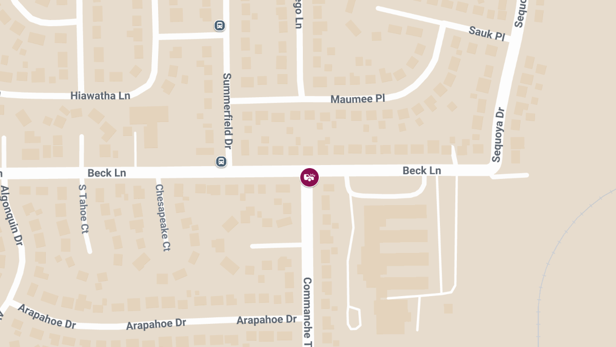 Personal Injury Accident at Beck & Commanche