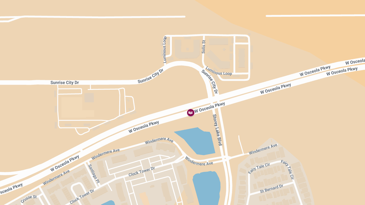 Roadway Blocked After Injury Crash on W Osceola Pkwy