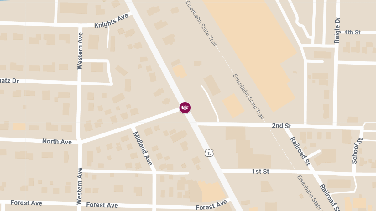 Rollover Crash at Fond du Lac Ave & North Ave Injures One