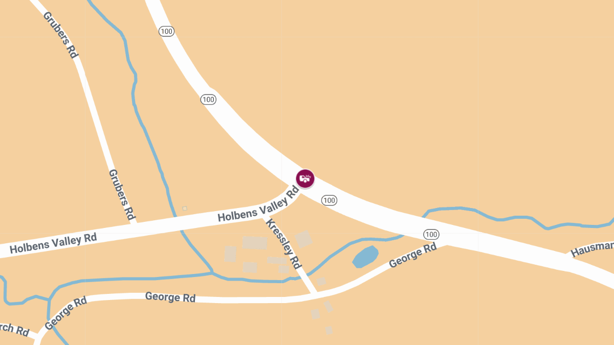 Rollover Crash on Rte 100 at Holbens Valley