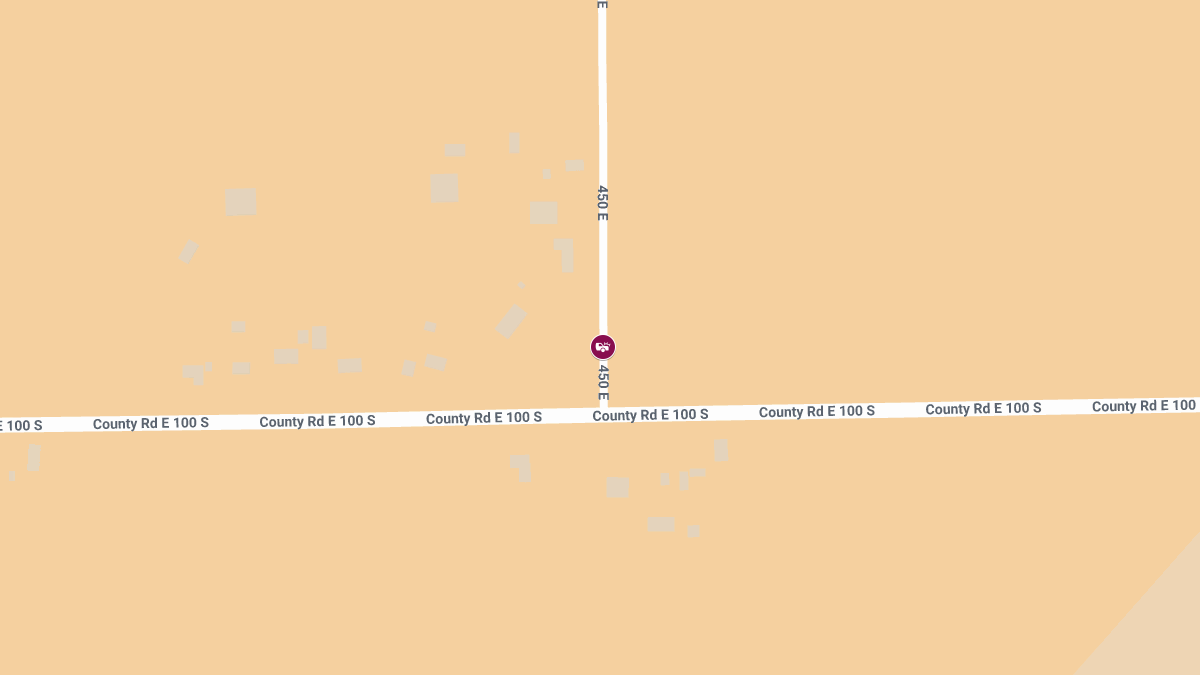 Rollover Crash with Injuries Near 450 E & 100 S