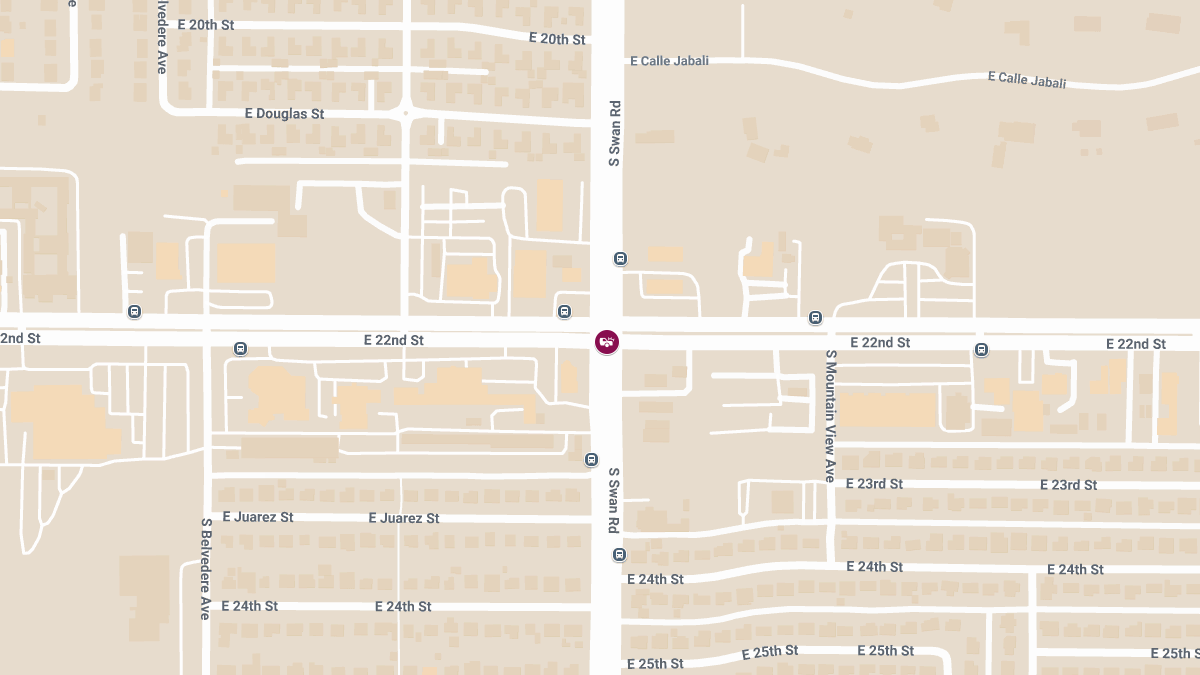Rollover Crash with Injuries at 22nd St and Swan Rd