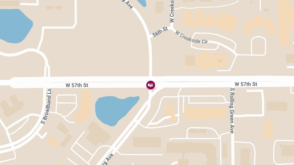 Serious Injury Crash at W 57th St & S Solberg Ave