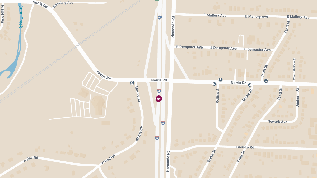 Serious Injury in Accident on I-240 Near Norris Rd