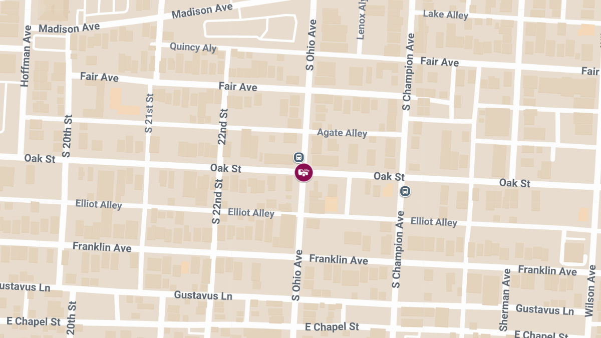 Several Injured in Two-Car Crash at S Ohio Ave & Oak St