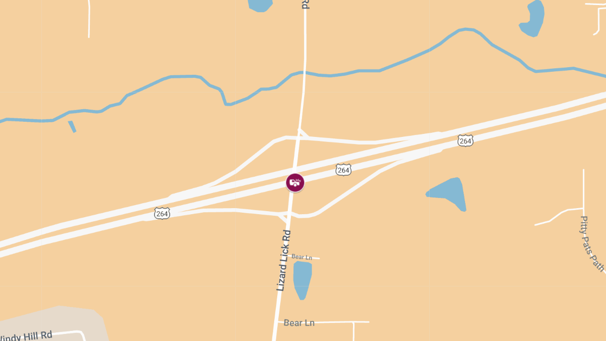 Three Injured in Multi-Vehicle Crash on US-64 at Lizard Lick Rd