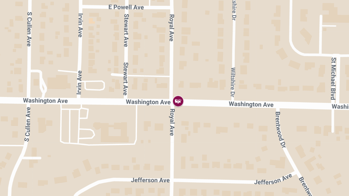 Three-Vehicle Crash with Injuries at Washington Ave & Royal Ave