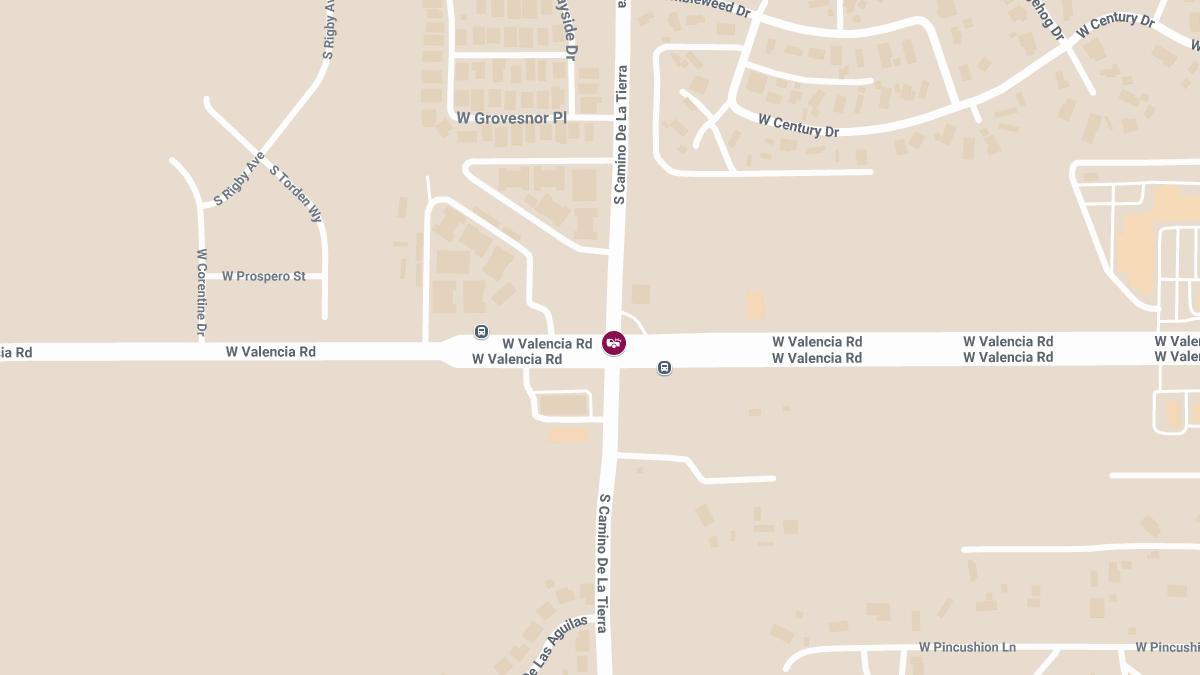 Traffic Accident With Injuries Reported at W Valencia Rd & S Camino De La Tierra