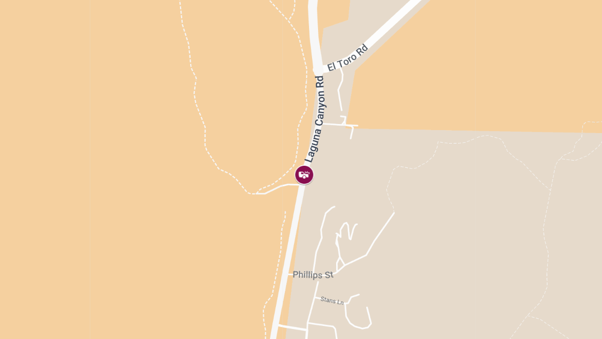 Traffic Accident with Injuries on Laguna Canyon Rd