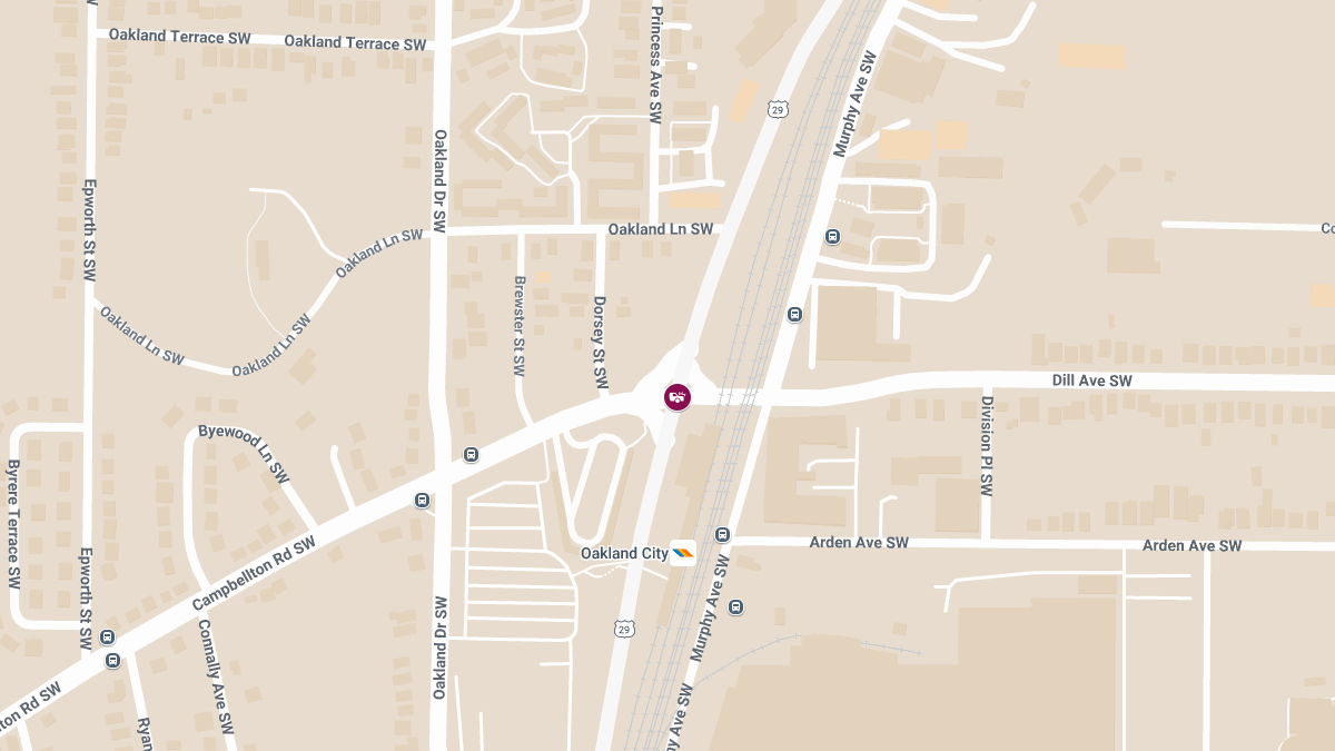 Traffic Collision with Injuries at Lee St SW & Campbellton Rd SW