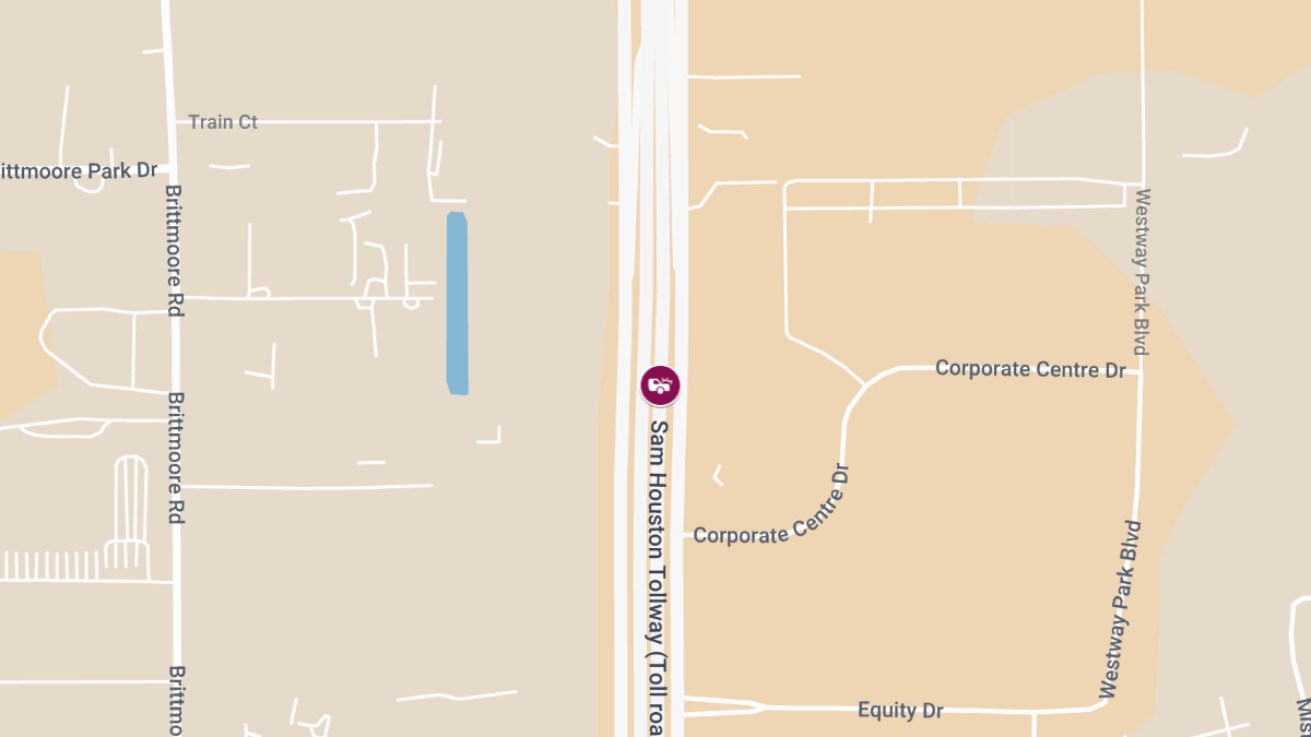 Traffic Collision with Injuries on W Sam Houston Pkwy N