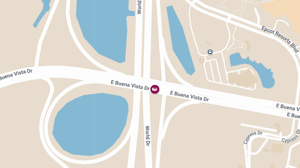 Traffic Crash With Injuries at World Dr and E Buena Vista Dr