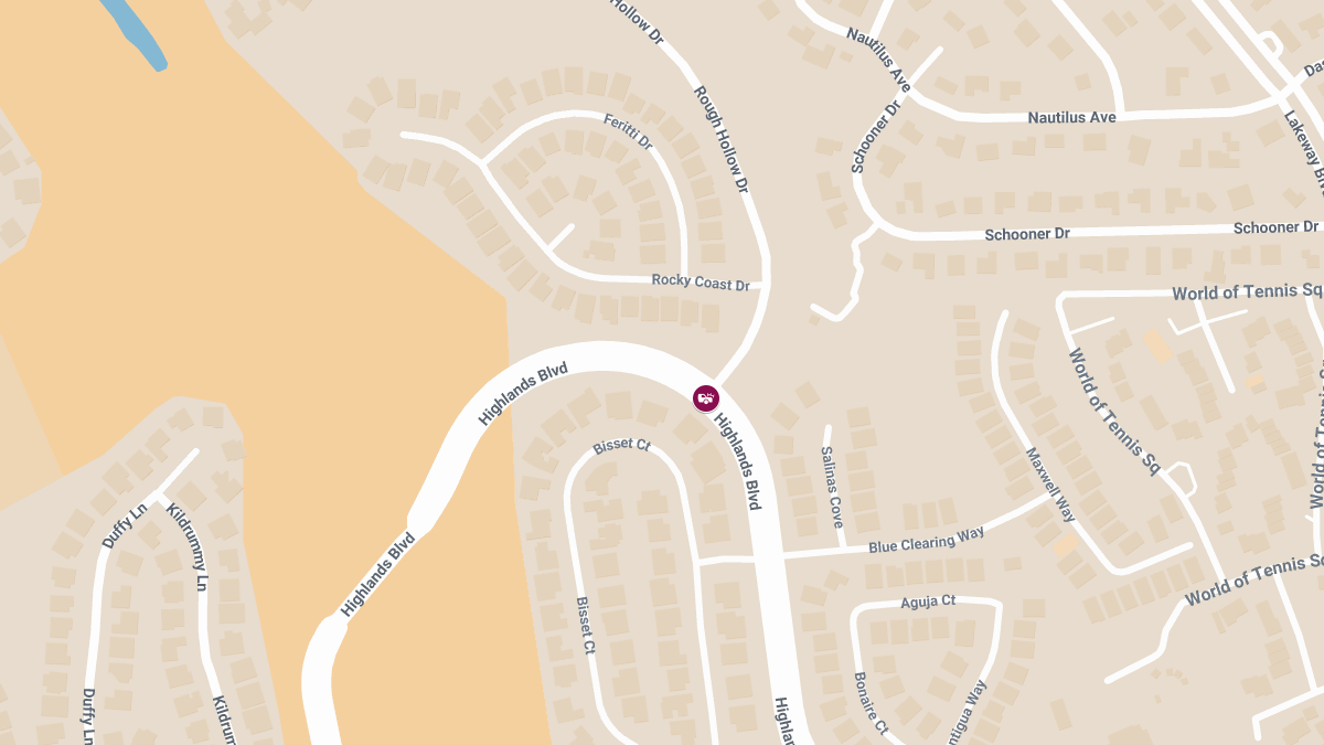 Traffic Crash at Highlands Blvd & Rough Hollow Dr Causes Injuries