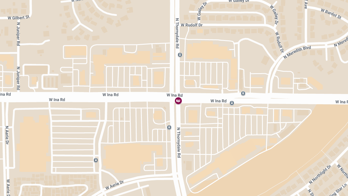 Traffic Crash at W Ina Rd & N Thornydale Rd