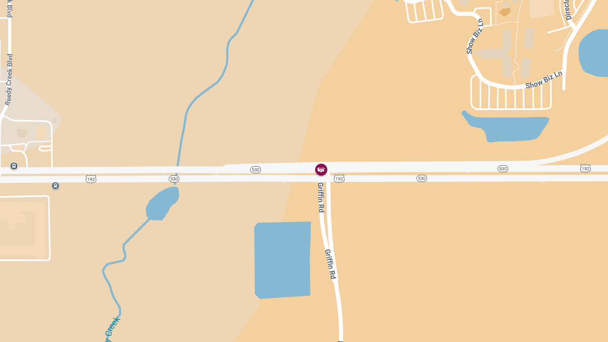 Traffic Crash with Roadblock on W Irlo Bronson Memorial Hwy at Griffin Rd