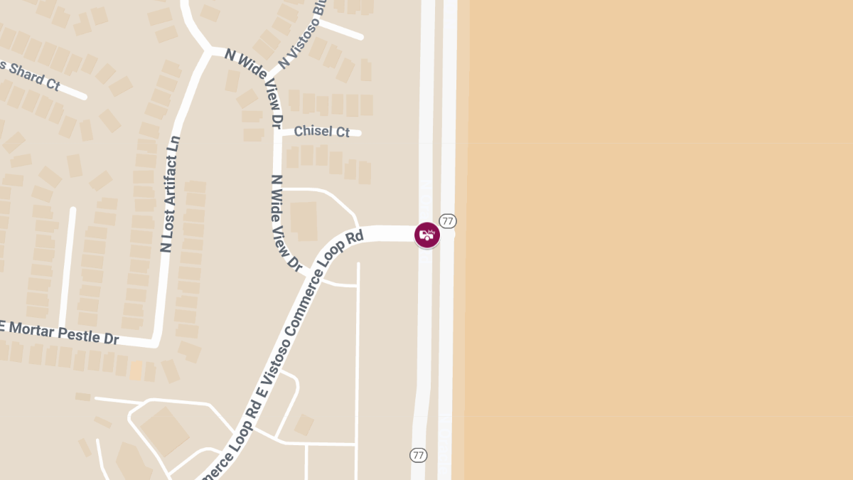 Traffic Incident at N Oracle Rd & E Vistoso Commerce Loop