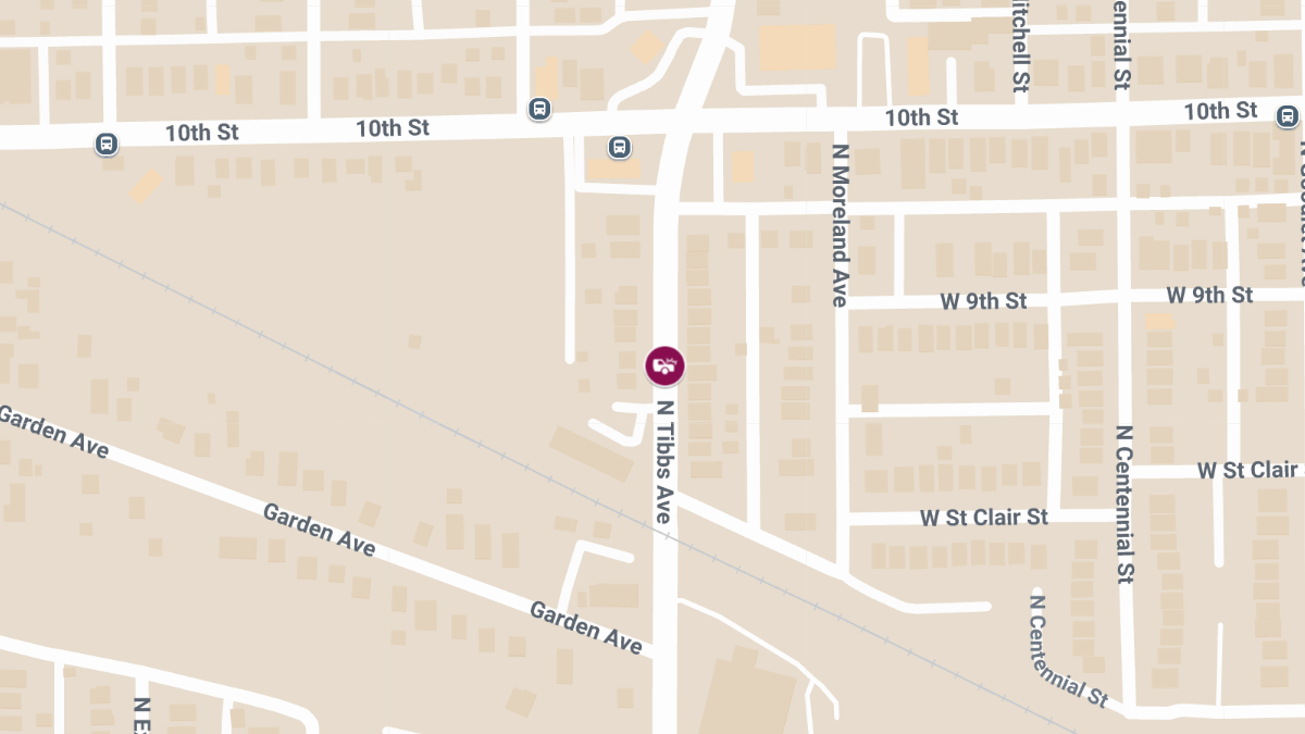 Two-Car Collision With Injuries on 957 N Tibbs Ave