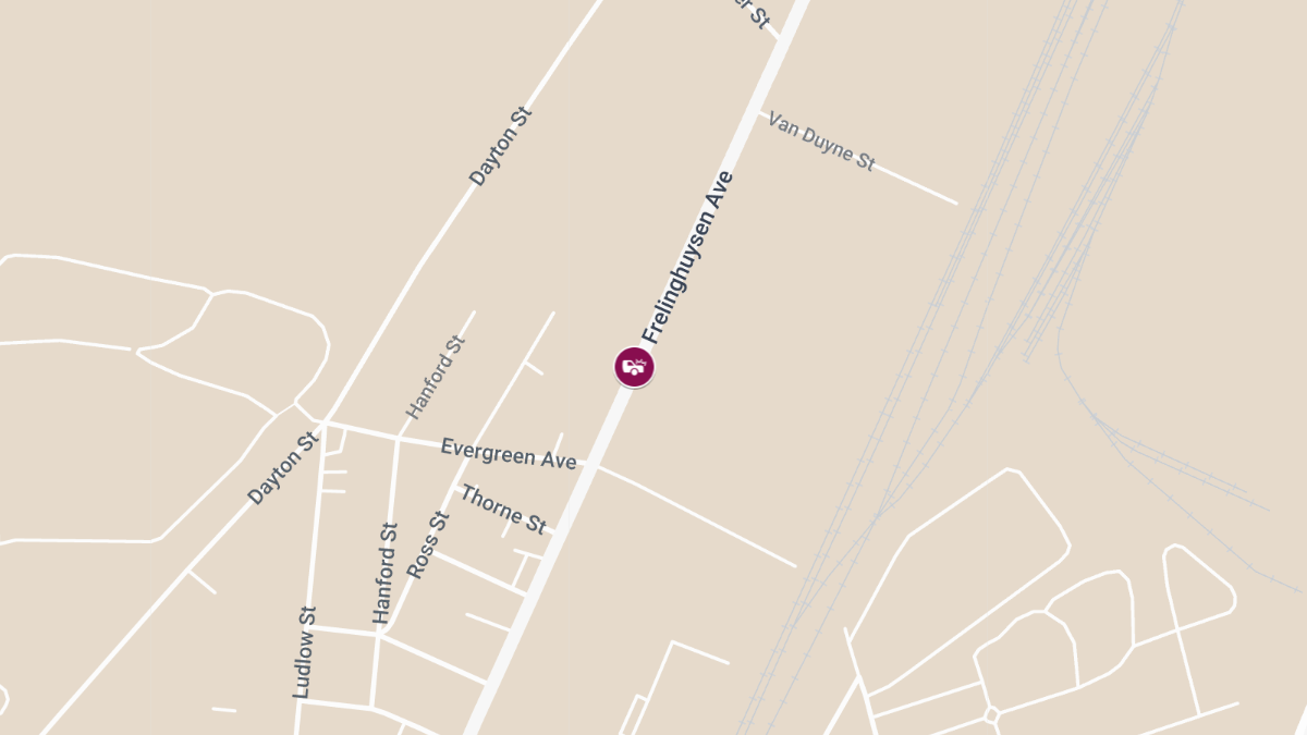 Two-Car Collision with Injuries on Frelinghuysen Ave