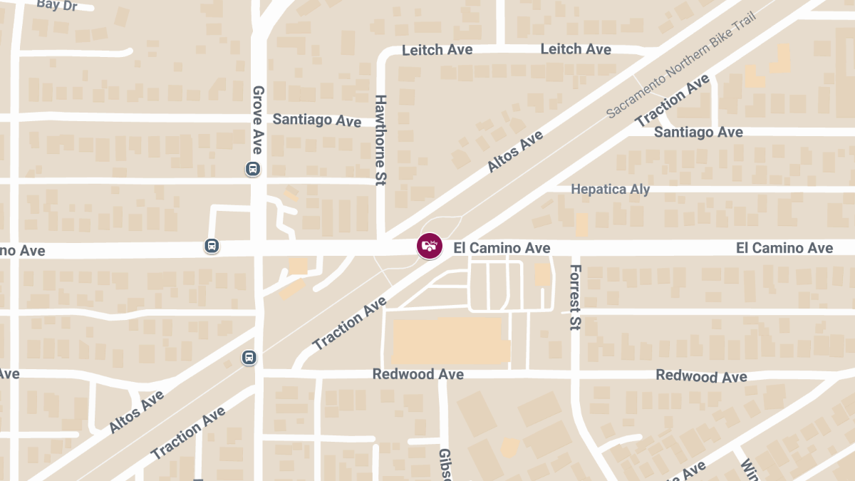 Two-Car Crash With Injuries at 260 El Camino Ave