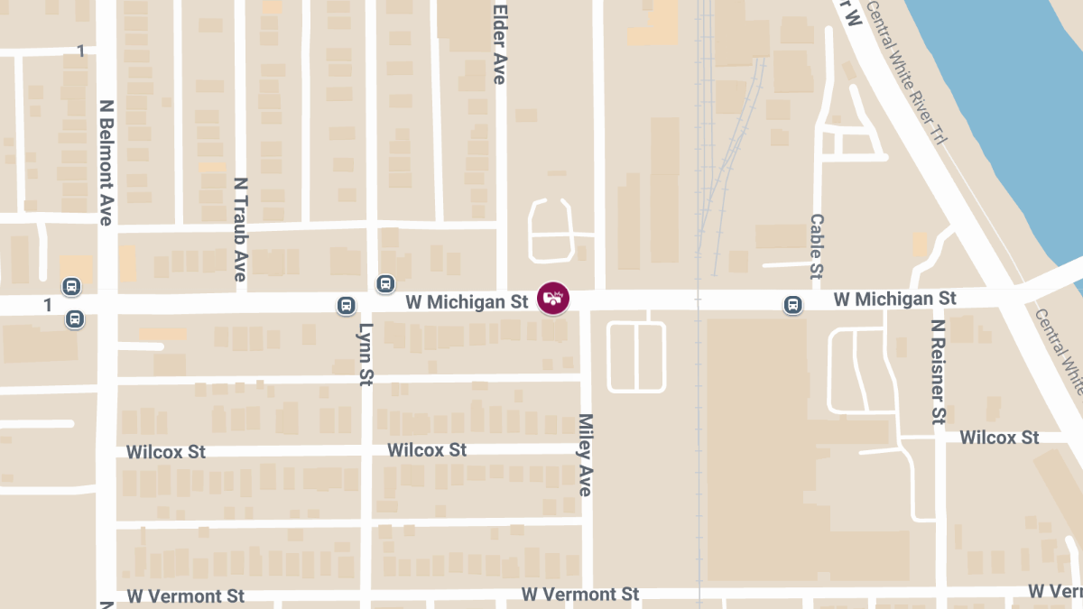 Two Injured in Car Crash on W Michigan St