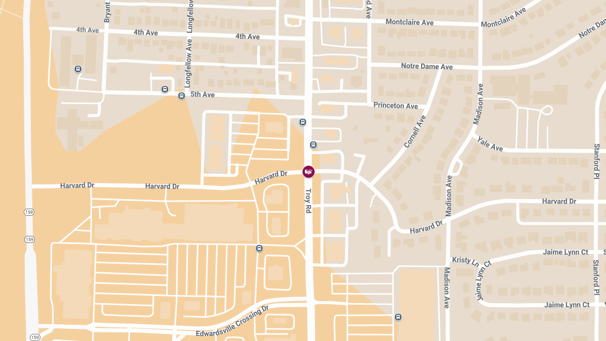 Two Injured in Crash at Troy Rd & Harvard Dr