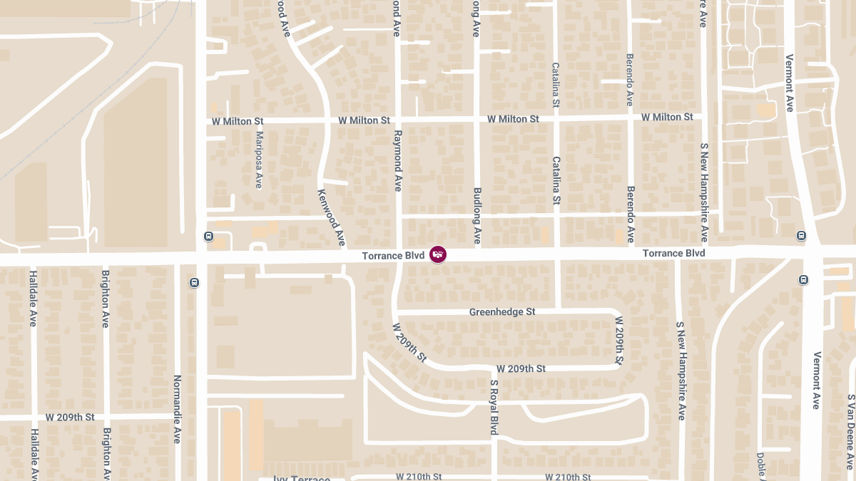 Two Injured in Harbor Gateway Crash on Torrance Blvd Near Normandie Ave