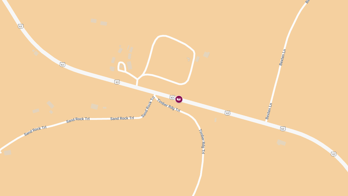 Two Injured in Rear-End Crash on US-63