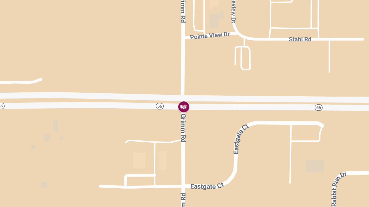 Two Injured in Rollover Crash on State Road 66 & Grimm Rd