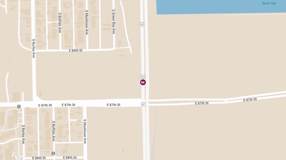 Two Injured in Two-Vehicle Collision on S Lake Shore Dr