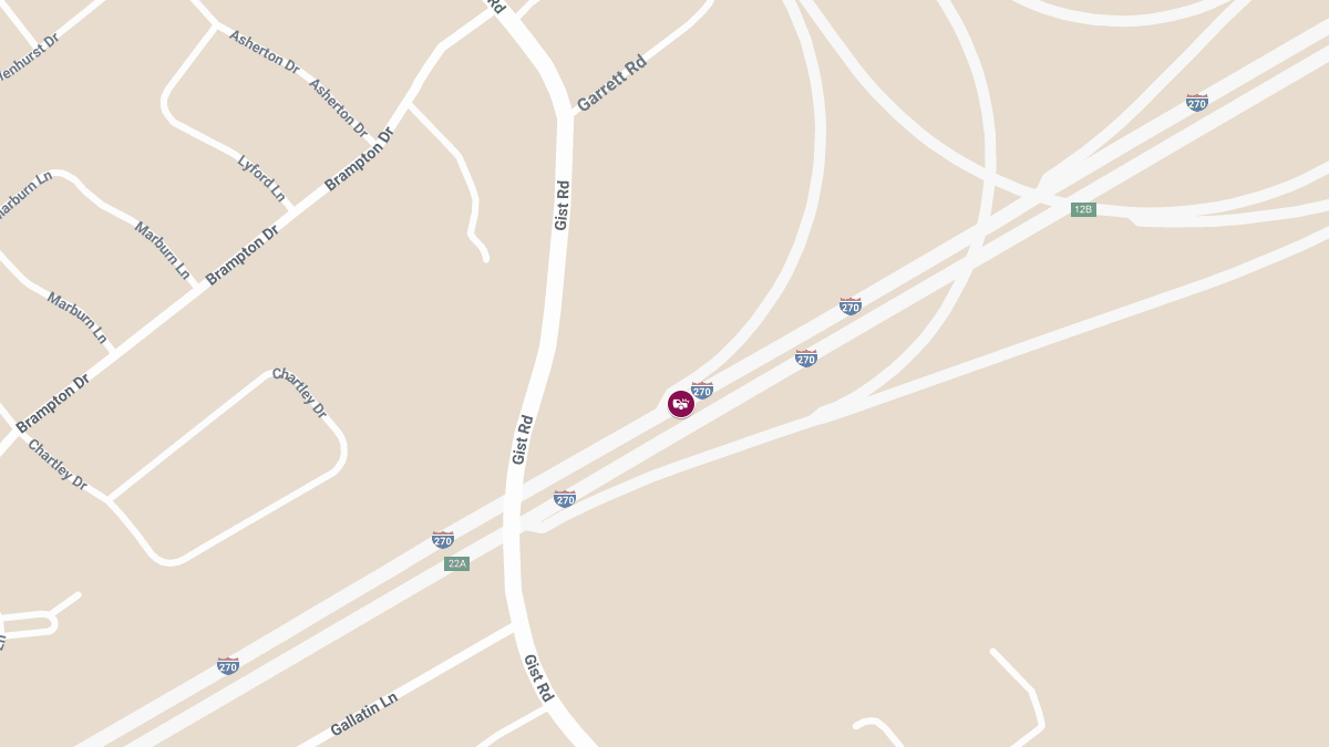 Two Injured in Wrong-Way Crash on I-270 Near MO 370