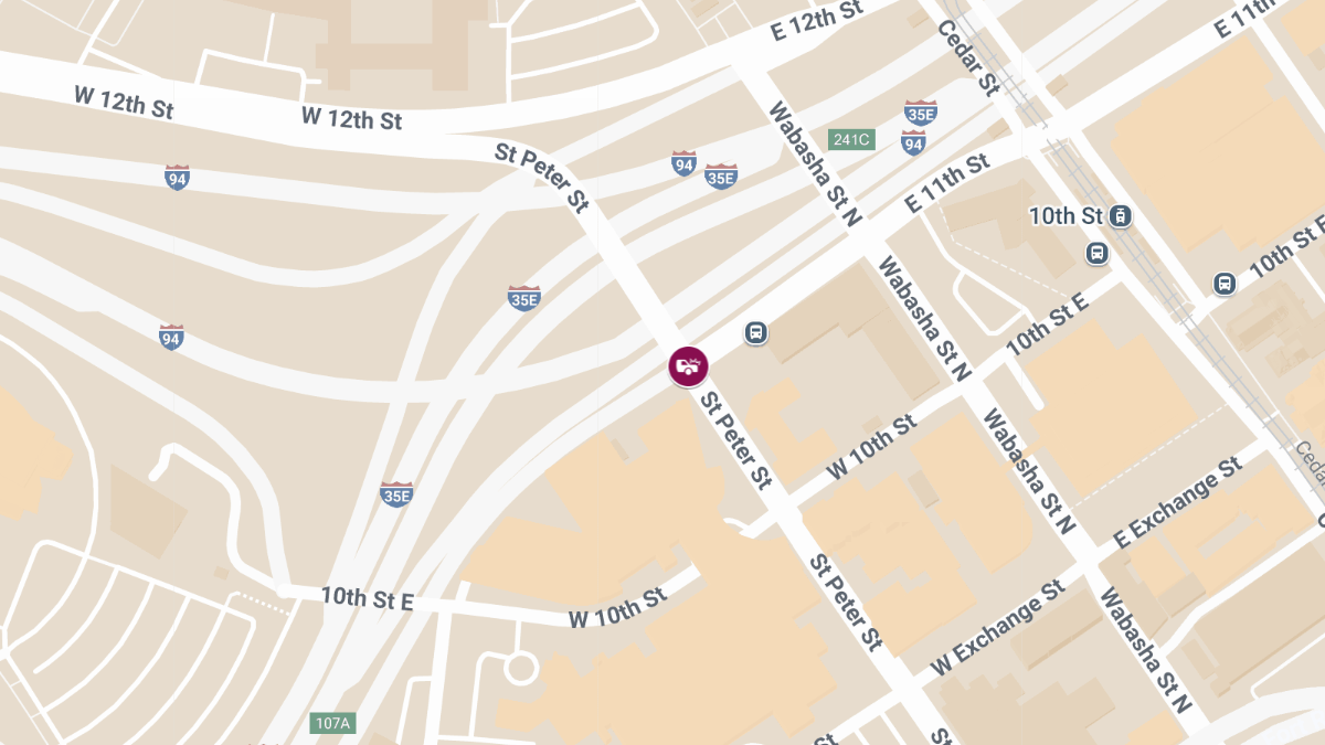 Two-Vehicle Collision at 11th St E & Saint Peter St Leads to Injuries