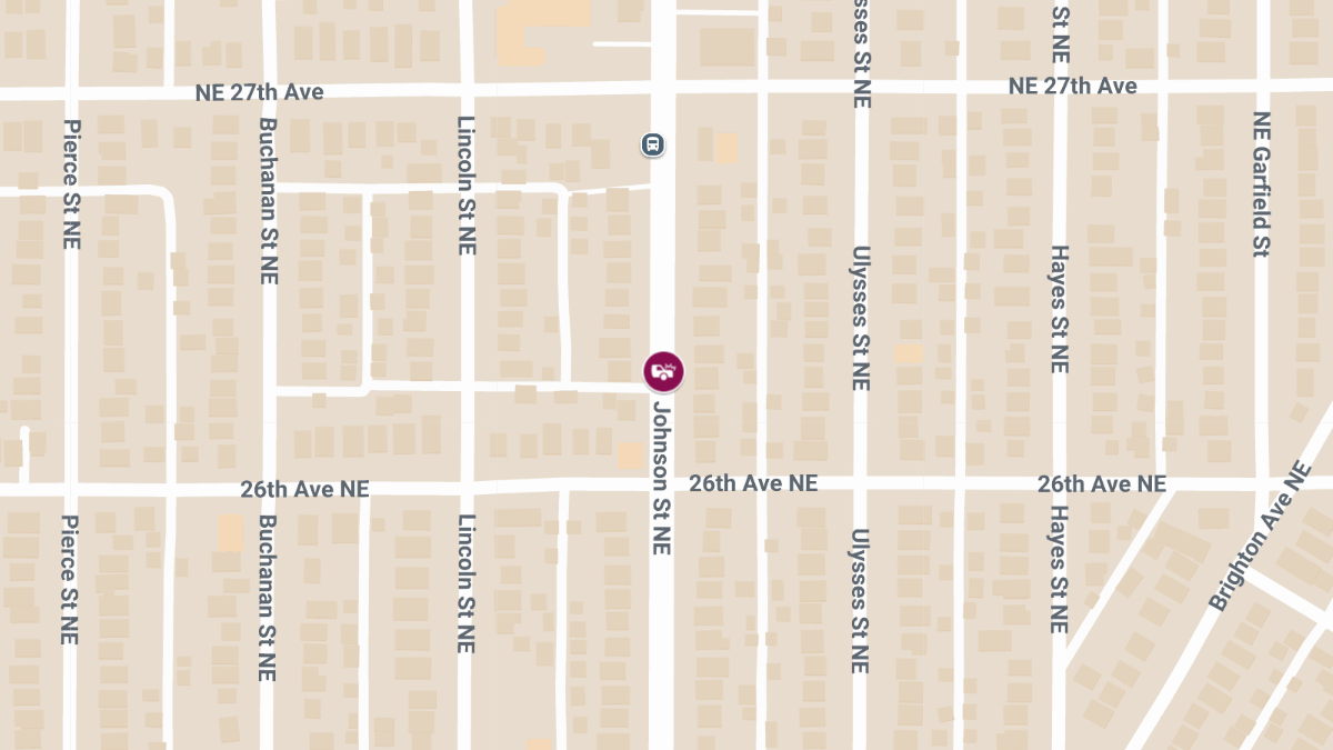 Two-Vehicle Collision at 26th Ave NE & Johnson St NE Leads to Injuries