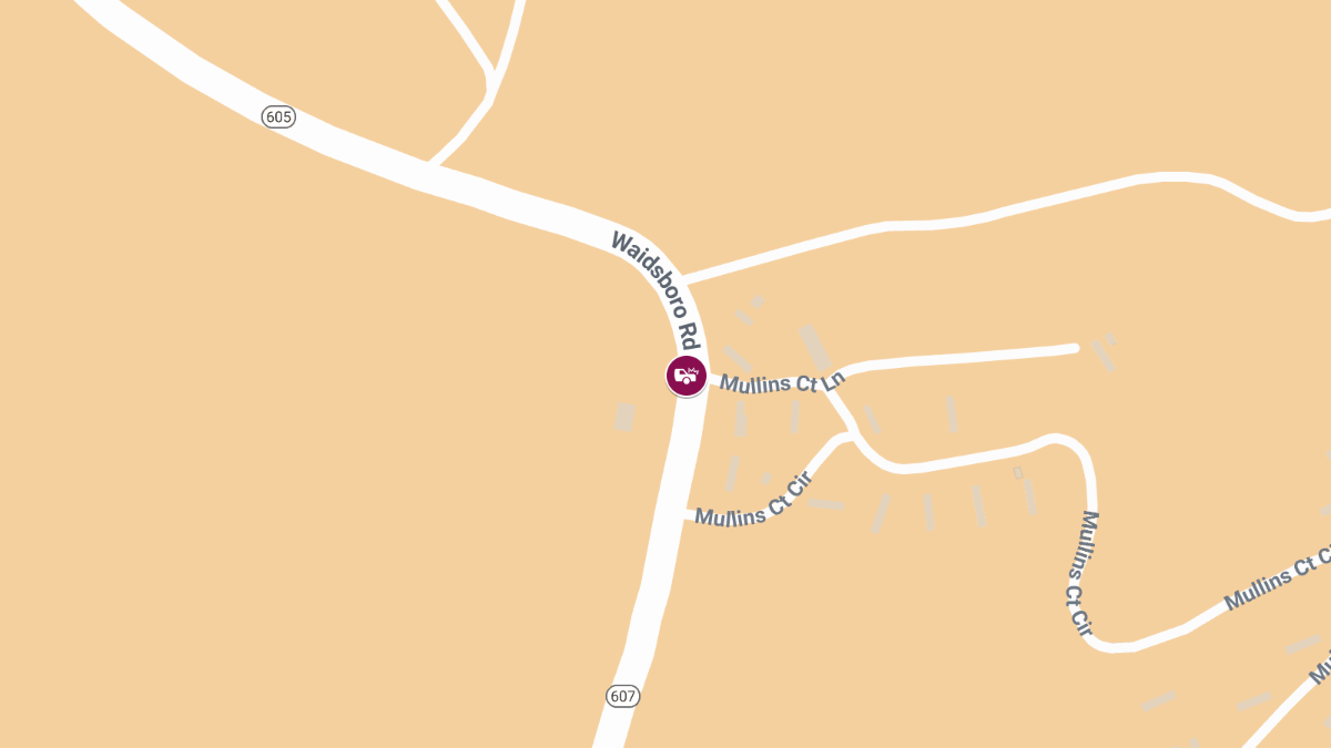 Two-Vehicle Collision on Waidsboro Rd