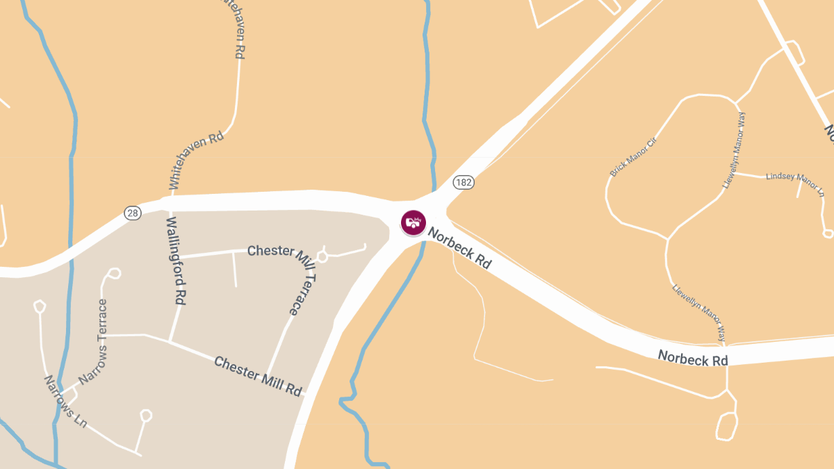 Two-Vehicle Collision with Entrapment at Norbeck Rd & Layhill Rd