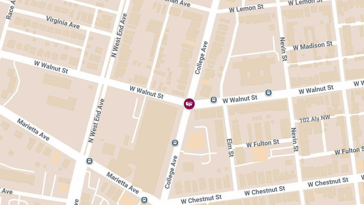 Two-Vehicle Collision with Injuries at College Ave & W Walnut St
