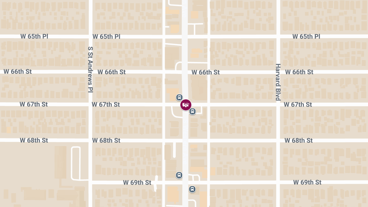 Two-Vehicle Crash With Injuries at W 67th St & S Western Ave