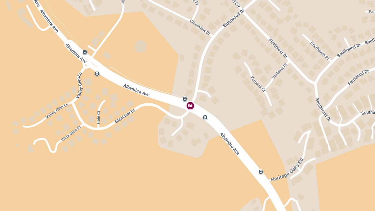 Two-Vehicle Crash at Alhambra Ave & Elderwood Dr Causes Fatality