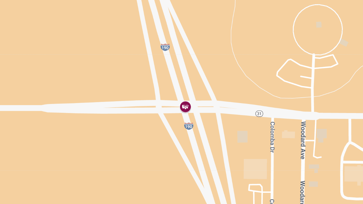 Two-Vehicle Crash at Witmer Rd & I-190 Ramp Causes Injuries