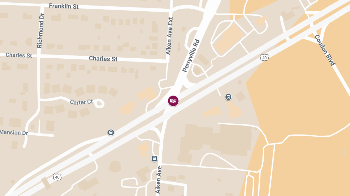 Two-Vehicle Crash with Injuries at Rte 222 & Rte 40