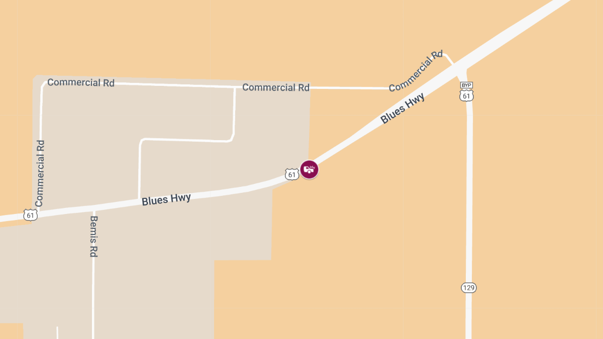 Two-Vehicle Crash with Injuries on Hwy 61 Near Hwy 129