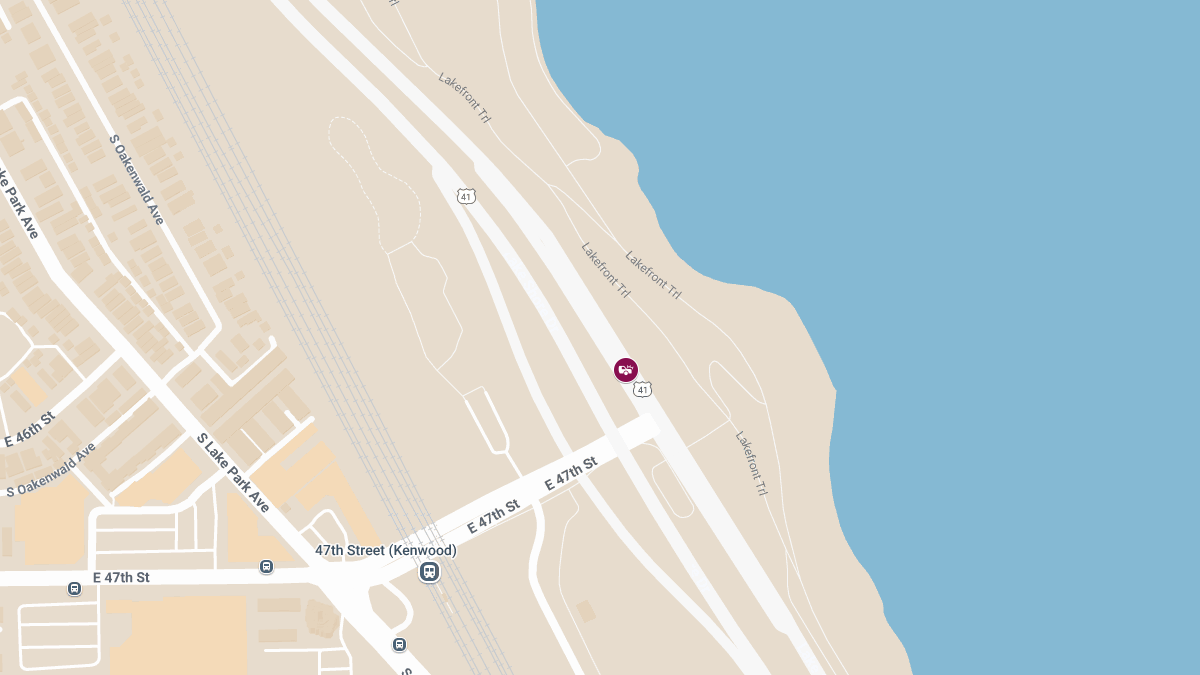 Two-Vehicle Crash with Injuries on S Lake Shore Dr