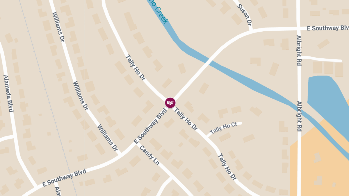 Two-Vehicle Injury Accident on E Southway Blvd