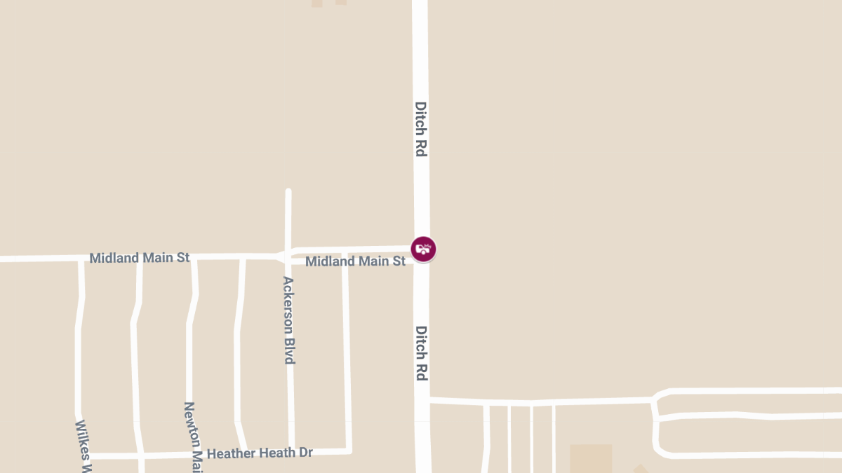 Vehicle Accident With Injuries at Midland Main St & Ditch Rd
