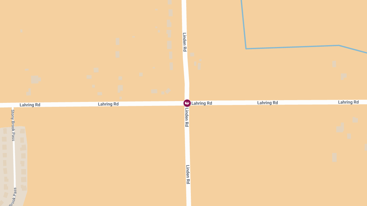 Vehicle Accident at Lahring Rd & S Linden Rd Causes Injury