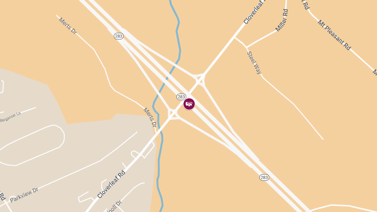 Vehicle Accident with Injuries Reported on Rte 283 W & Rte 30 W