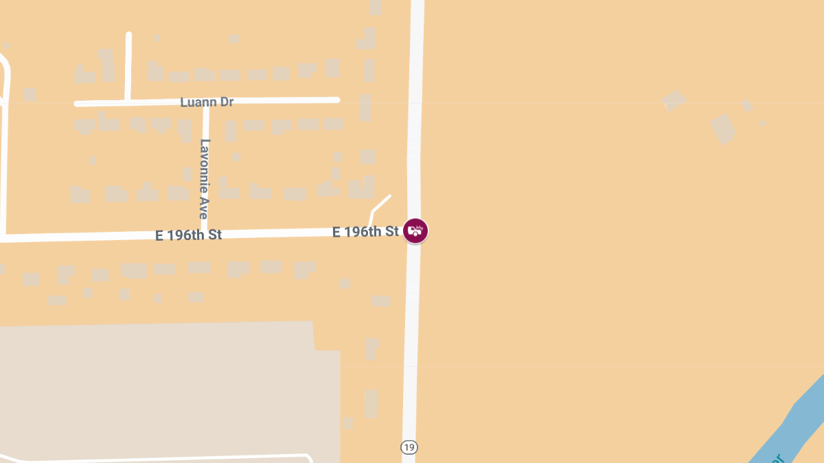 Vehicle Accident with Injuries at Cicero Rd (SR-19) & E 196th St